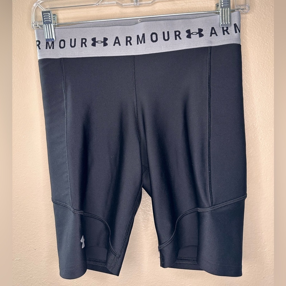 Under Armour Men’s Baseball Sliding Shorts Size Small Black Gray